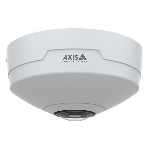 AXIS M4327-P 6MP Indoor Panoramic IP Camera with Deep Learning, 1.1mm Fisheye Lens, White