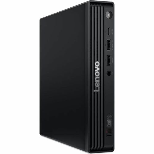 Lenovo ThinkCentre M70q Gen 6 13A4002CUS Desktop Computer - Intel Core Ultra 7 265T - 16 GB - 256 GB SSD - Tiny - Black - Intel Q870 Chip - Windows 11 Pro - Intel DDR5 SDRAM - English Keyboard - IEEE