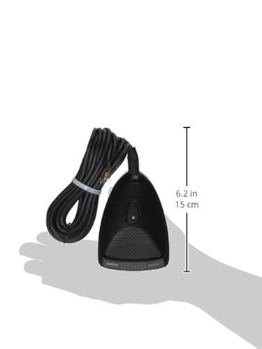 Shure MX392/O Condenser Microphone - Omni, Black