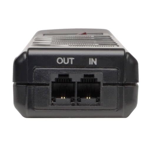 Tripp Lite 7 Right Angle Outlet Surge Protector Power Strip, 6ft. Cord, Right Angle Plug, 1440 Joules, Tel/Modem Protection, Safety Covers, 50K Insurance & (TLP706TELC) Black 7 Outlet + TEL (Black)