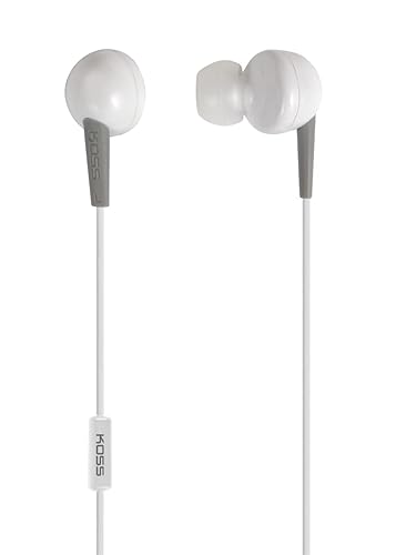 Koss Earbud KEB6 In Ear Enhanced Driver & Mic White