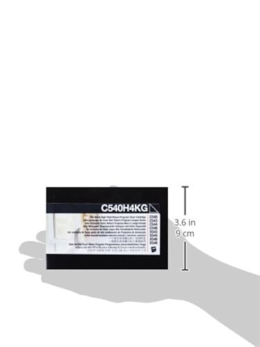 Lexmark High Yield Black Return Program Toner Cartridge for US Government, 2500 Yield (C540H4KG)