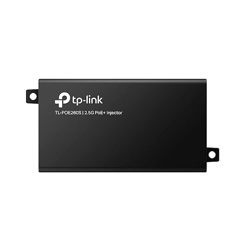 TP-Link 2.5G PoE+ Injector (TL-PoE260S) - 2 2.5G Ports, IEEE802.3af/at, Supplies up to 30 W, Integrated Power Supply, Plug & Play, Desktop/Wall-Mount