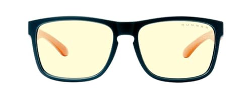 Gunnar Gaming and Computer Eyewear - Lightning Bolt 360 - Blue Light Glasses - Patented lens - Next Generation Esports Glasses, Latte/Fade, One Size