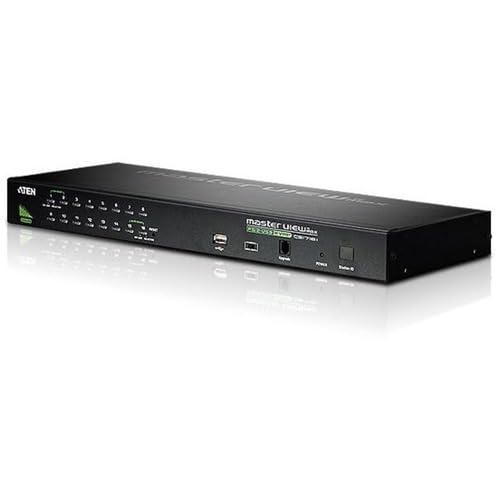 16PORT PS/2 USB CS1716A KVM Switch 1U Rm with Cables