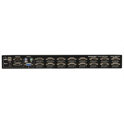 Tripp Lite B042-016 16-Port 1U Rackmount USB PS2 KVM Switch with On-Screen Display 16 Port