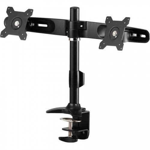 AMR2C DUAL MONITOR STAND WITH DESK CLAMP