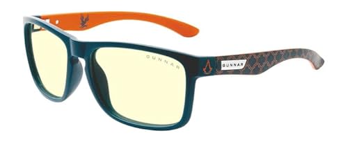 Gunnar Gaming and Computer Eyewear - Lightning Bolt 360 - Blue Light Glasses - Patented lens - Next Generation Esports Glasses, Latte/Fade, One Size