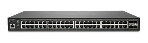 SONICWALL 02-SSC-2466 48 Port Gig PoE Switch 4 SFP P