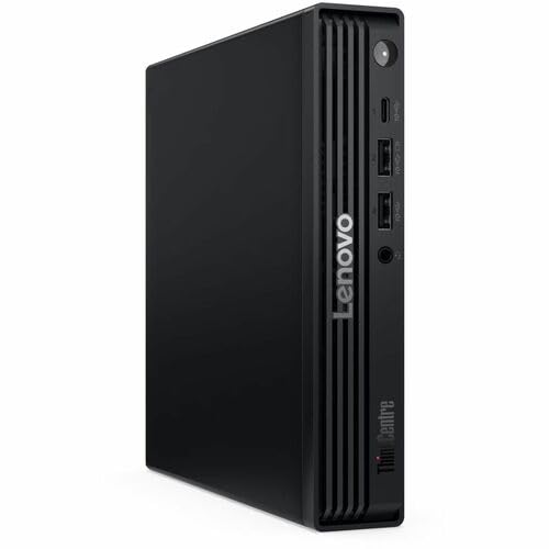 Lenovo ThinkCentre M70q Gen 6 13A4002DUS Desktop Computer - Intel Core Ultra 7 265T - 16 GB - 512 GB SSD - Tiny - Black - Intel Q870 Chip - Windows 11 Pro - Intel DDR5 SDRAM - English Keyboard - IEEE