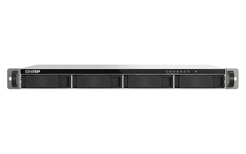 QNAP TS-433eU Compact 1U Short-Depth rackmount 2.5GbE NAS, Affordable Edge Storage with NPU Acceleration (Diskless)