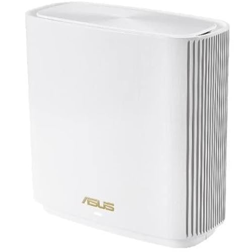 ASUS ZenWiFi AX6600 Tri-Band Mesh WiFi 6 System (XT8 2PK) - Whole Home Coverage up to 5500 sq.ft & 6+ Rooms, AiMesh, Included Lifetime Internet Security, Easy Setup, 3 SSID, Parental Control, White ZenWiFi AX White 2PK