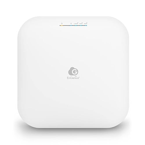 EnGenius Cloud Managed ECW336 Wi-Fi 6E 4x4 Indoor Ceiling Mount Tri-Band Access Point