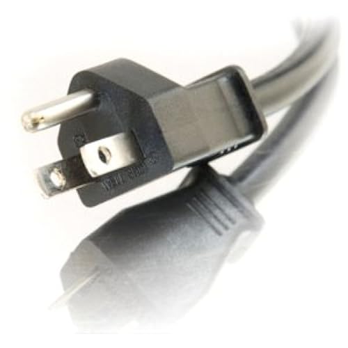 C2G 29807 16 AWG 1-to-2 Power Cord Splitter - 1 NEMA 5-15P to 2 NEMA 5-15R, TAA Compliant, Black (6 Feet, 1.82 Meters)
