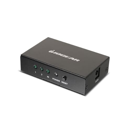 IOGEAR 8K HDMI Splitter, 2-Port, 60Hz, Metal Housing, GHSP8822