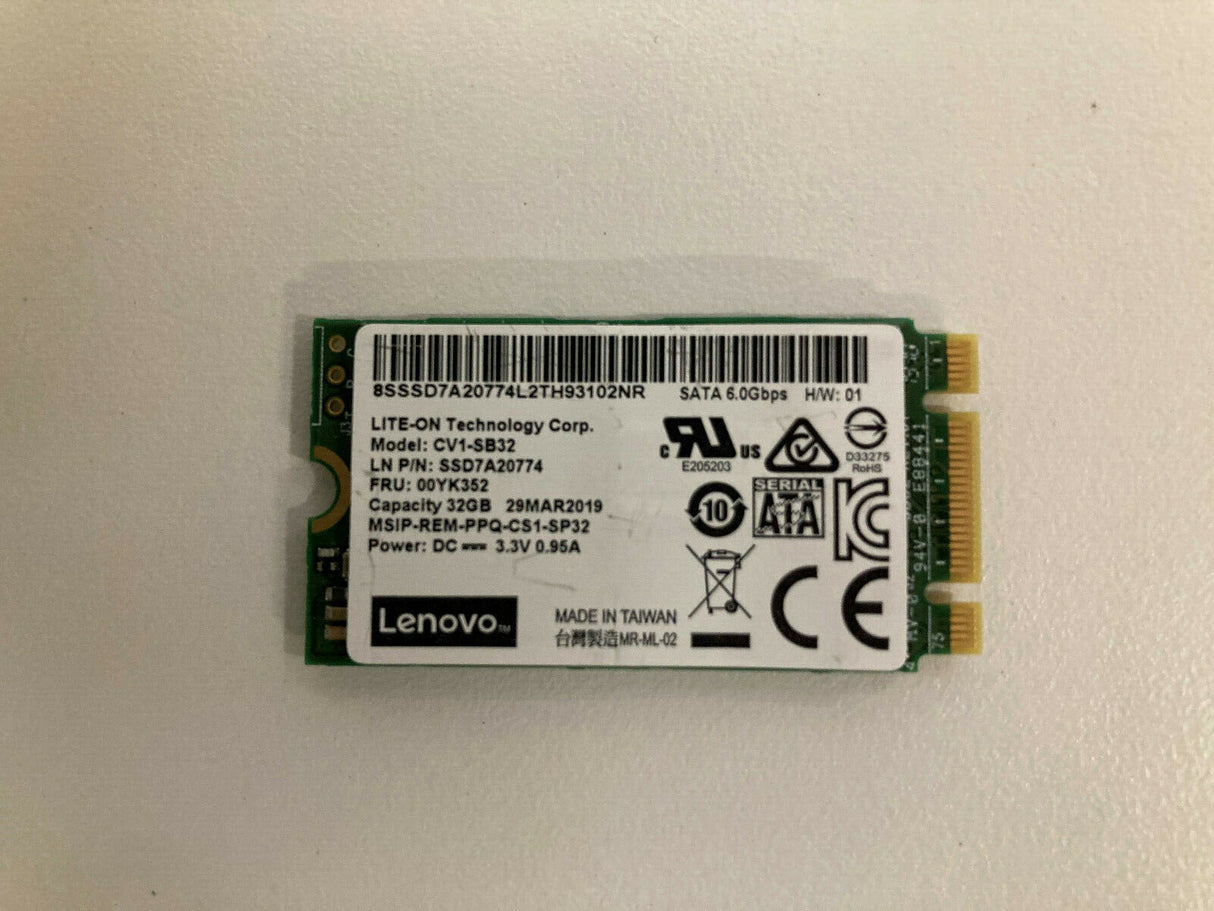 Lenovo 32 GB Internal Solid State Drive - SATA - M