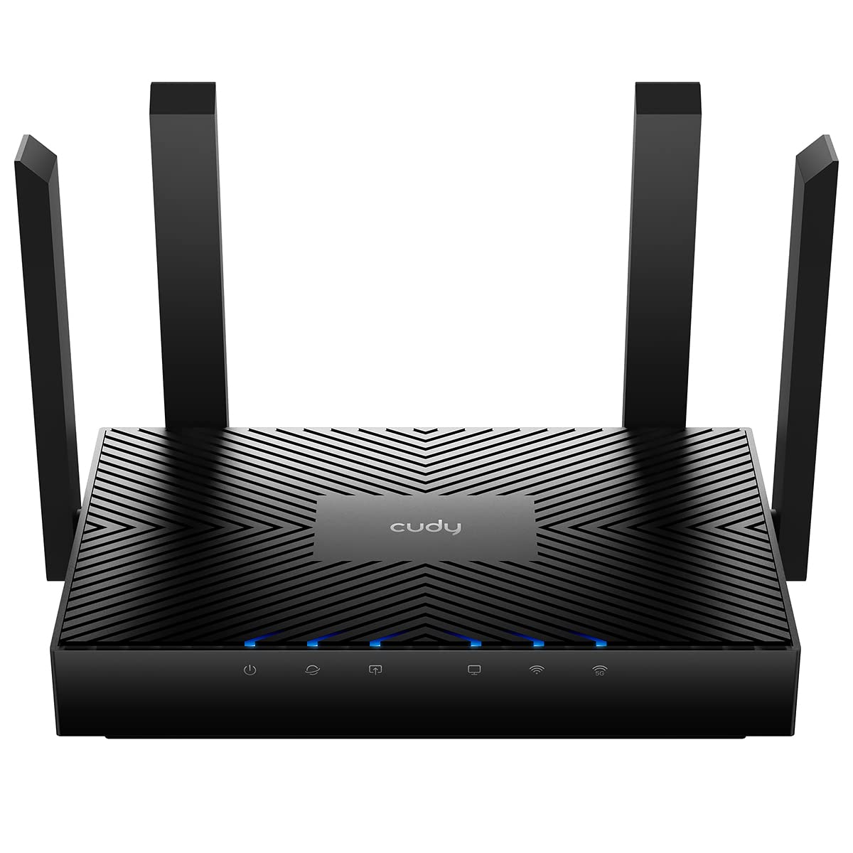 Cudy WR3000 802.11ax Internet 160MHz MU-MIMO OFDMA Wire Guard Dual Band Mesh Wi-Fi 6 Router, OpenVPN - Black