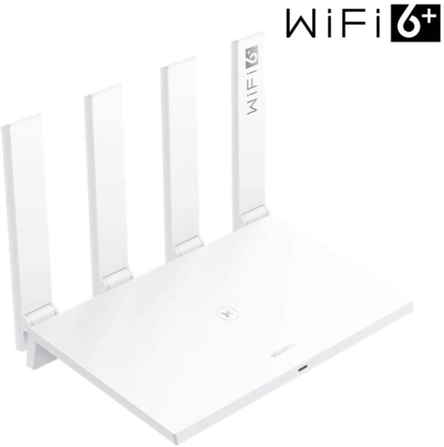 HUAWEI WiFi AX3 Quad Core Router with Wi-Fi 6 Plus, Speed up to 3000 Mbps, Quad-Core 1.4GHz CPU, 160 MHz frequency bandwidth, supports 1024-QAM (Canada Warranty)