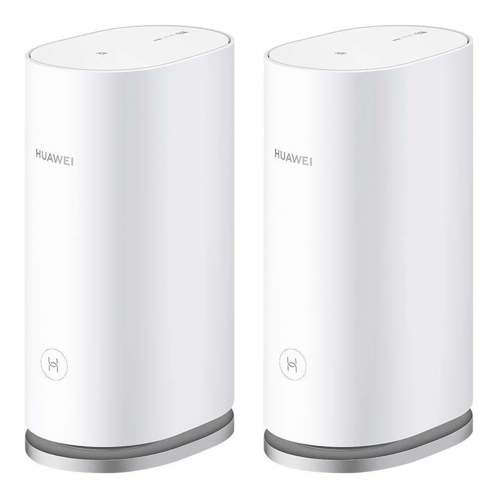 HUAWEI WiFi Mesh 3, Simultaneous Dual-Band WiFi System, Speed up to 2976 Mbps, AX3000 for up to 400 m² Coverage, Smart Roaming for Multi-Levels, 30 Month Warranty, 3 Pack, White