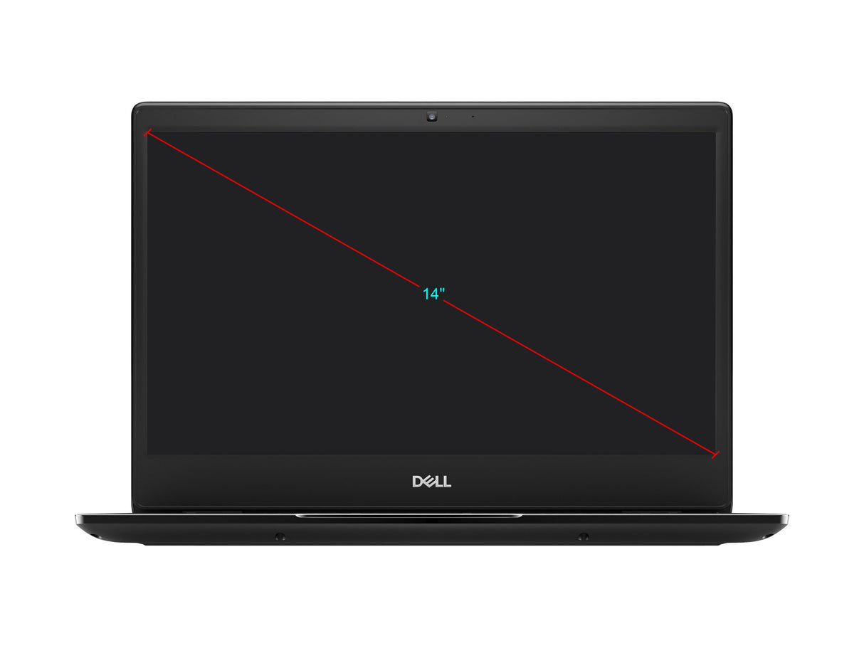 DELL Laptop Latitude 3400 Intel Core i5-8265U 8GB Memory 256 GB SSD Intel UHD Graphics 620 14.0 Windows 10 Pro 64-bit PT7PN