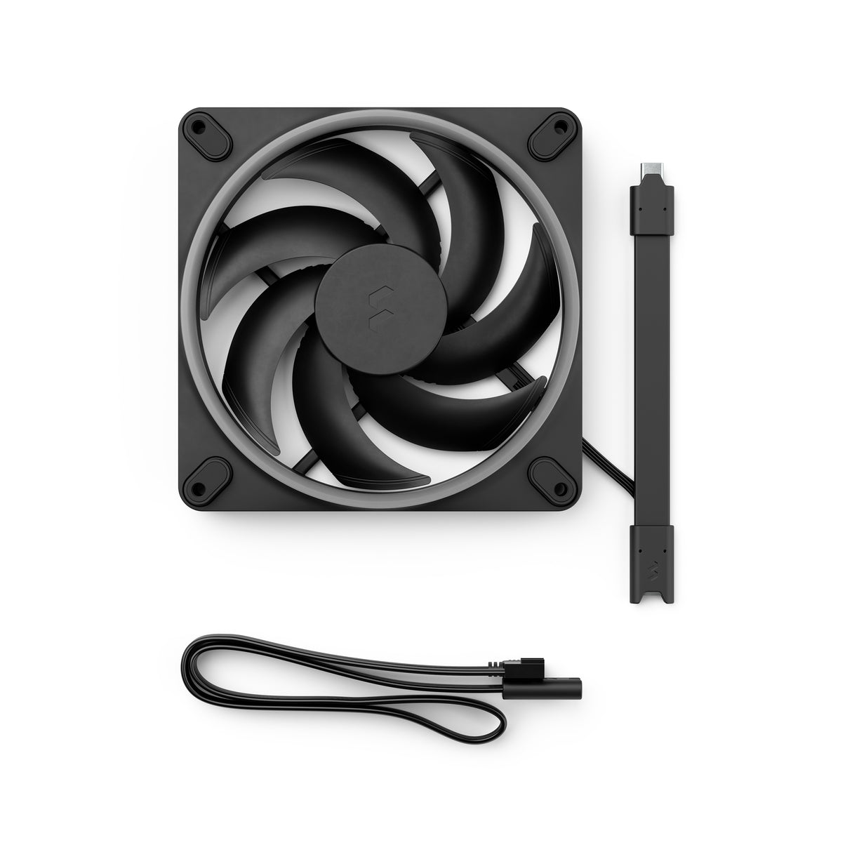 Fractal Design Momentum 14 RGB PWM Black 140 mm ARGB LED FDB (Fluid Dynamic Bearing) PC Case Fan