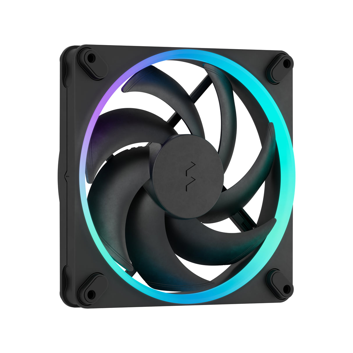 Fractal Design Momentum 14 RGB PWM Black 140 mm ARGB LED FDB (Fluid Dynamic Bearing) PC Case Fan (3-pack)