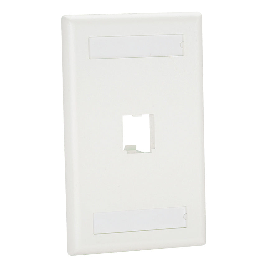 Panduit Mini-Com, Classic, Faceplate, 1 Port, White