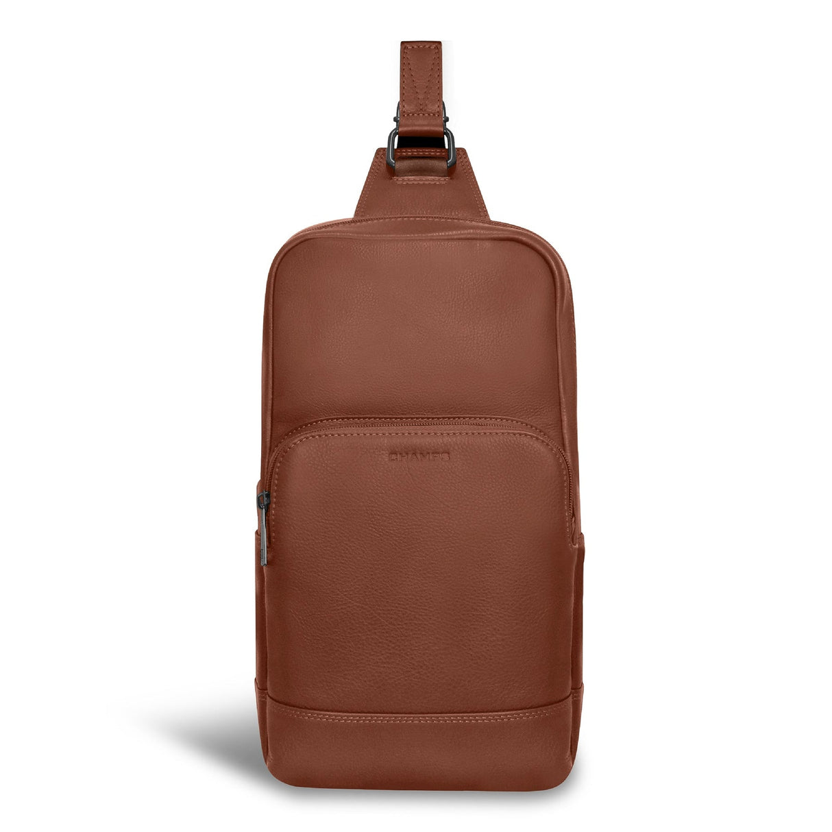 Champs Onyx / Leather Sling Bag OB-405-BROWN