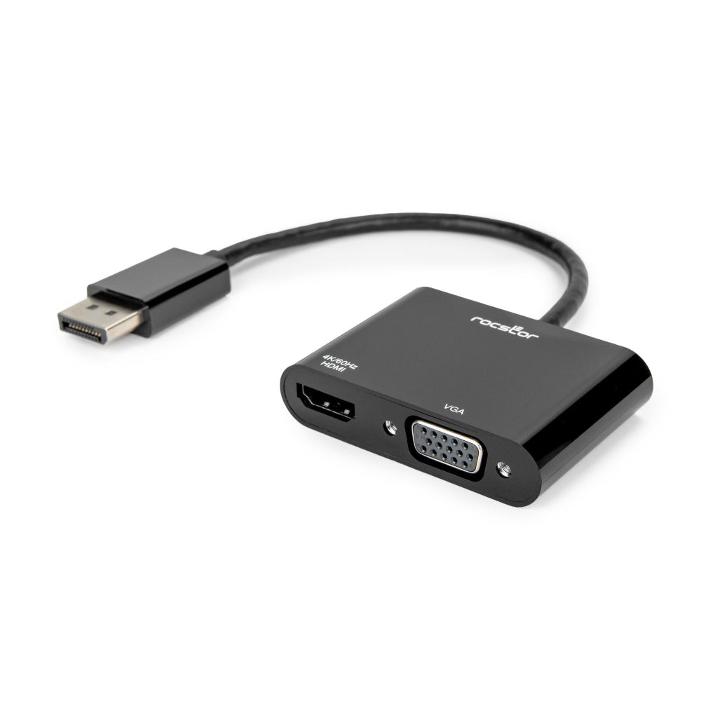 Rocstor Displayport To Hdmi Vga Active Adapter Y10a295-B1