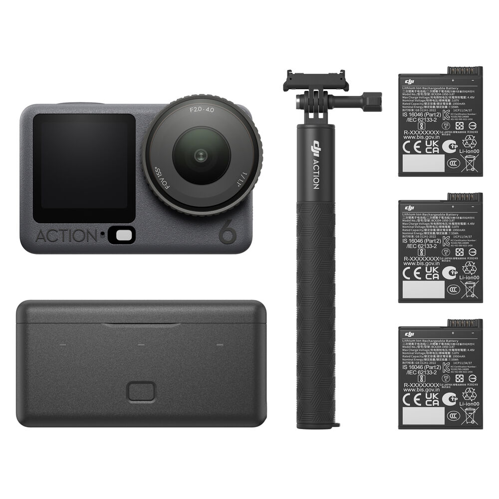 DJI Camera Osmo Action 6 Adventure Combo