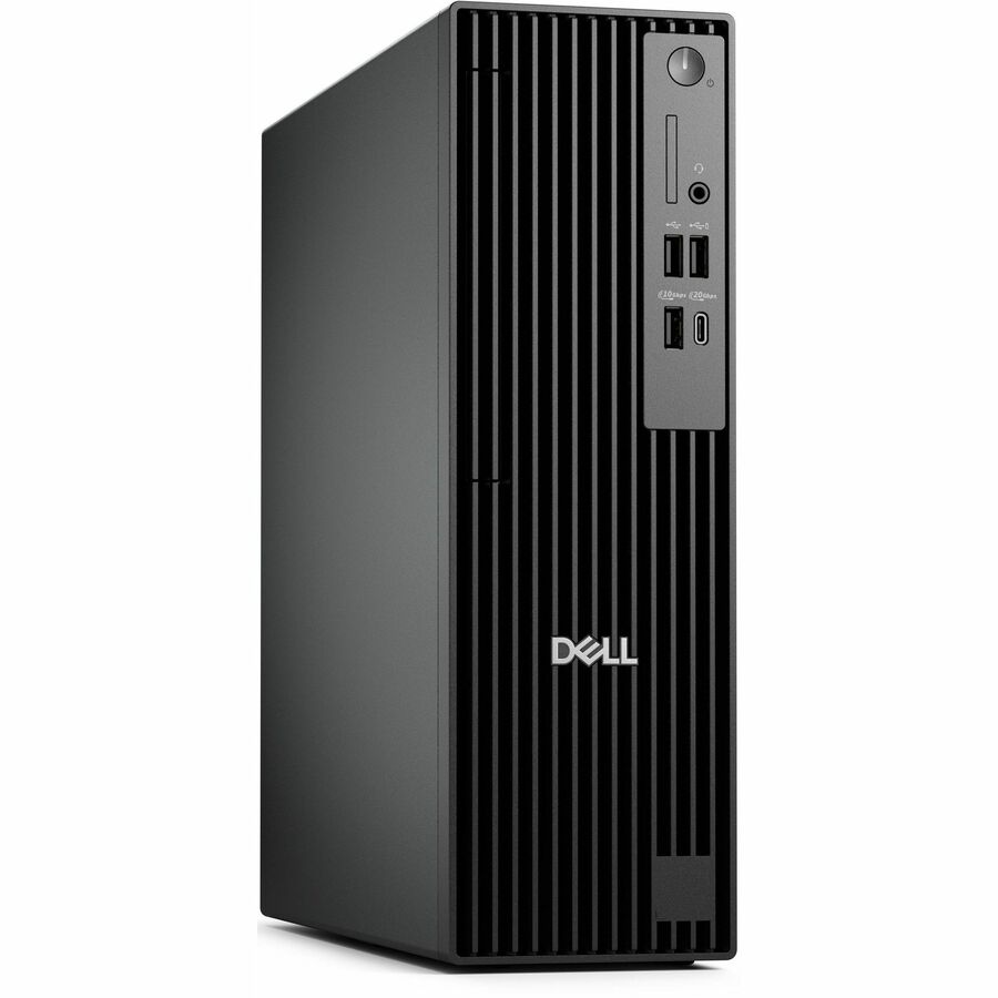 Dell Pro Slim Plus QBS1250 Desktop Computer - Intel Core Ultra 7 265 - vPro Technology - 16 GB - 512 GB SSD - Slim PC - Standard Black - Intel Chip - Windows 11 Pro - Intel DDR5 SDRAM - DVD-Writer - English (US) Keyboard - 260 W