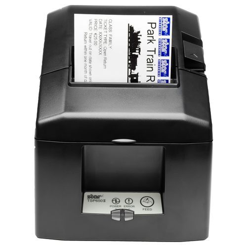 Star Micronics TSP654II AirPrint-24 - Gray - Thermal Cutter - Wireless LAN - Ethernet - AirPrint - External Power Supply