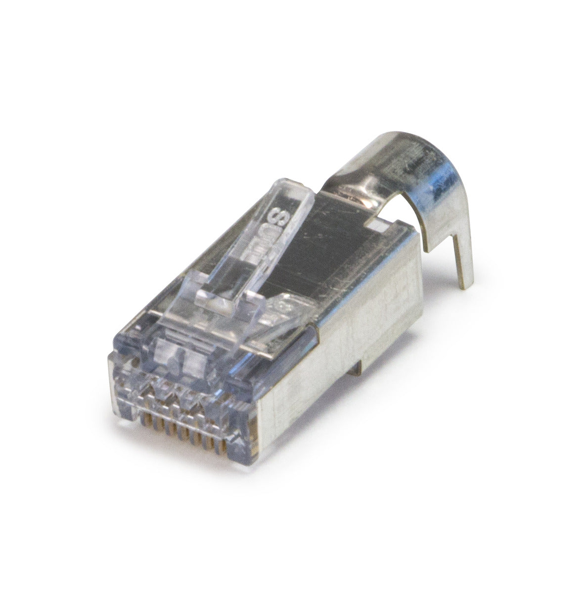 Platinum Tools 105029 ezEX48 Shielded RJ45 External Ground Connectors, 100 Per Bag