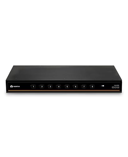 Vertiv Avocent Cybex SC900 Secure Desktop KVM Switch, Dual Head Monitor, 8 Port, Universal DisplayPort, Common Access Card, UHD 4K at 30Hz, NIAP Version 4.0 Certified, TAA Compliant (SC985DPH-400) USB 4-Port SC985 (4-Port)