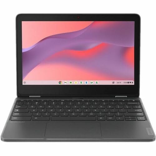 Lenovo 300e Yoga Chromebook Gen 4 82W2002JUS 11.6 Touchscreen Convertible 2 in 1 Chromebook - HD - Octa-core (ARM Cortex A76 + Cortex A55) - 8 GB - 64 GB Flash Memory - English Keyboard - Graphite Gr