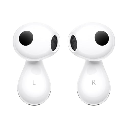 HUAWEI FreeBuds 6 Wireless Earbuds, Ear-Fitting Wearing, Dual-Driver True Sound, Stable & Clear Calls, Open-fit ANC, 36H Battery Life, IP54 Water-Resistant, iOS & Android, White Freebuds 6 White