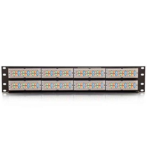 C2G 37200 48-Port Cat6 110-Type Patch Panel Cat6 48-PORT