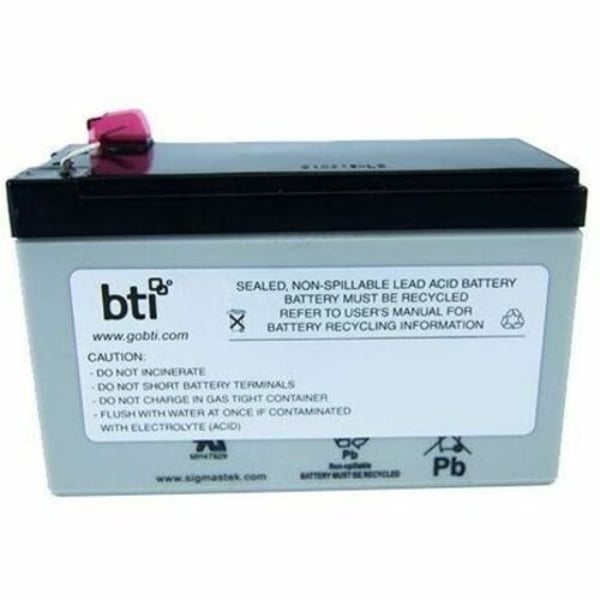 Battery Technology RBC51-SLA51-BTI TAA Compliant Sealed Lead Acid For APC - AVR550U, AVR650UM & ECO1000LCD