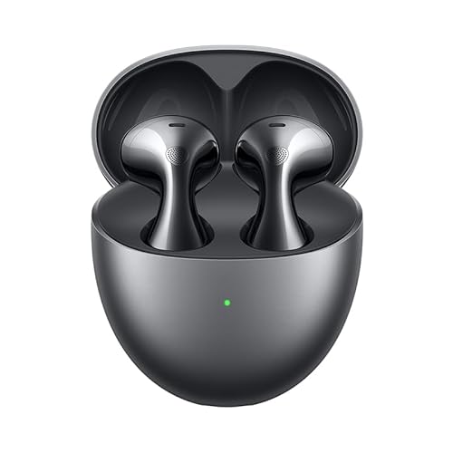 HUAWEI FreeBuds 6 Wireless Earbuds, Ear-Fitting Wearing, Dual-Driver True Sound, Stable & Clear Calls, Open-fit ANC, 36H Battery Life, IP54 Water-Resistant, iOS & Android, Black Freebuds 6 Black