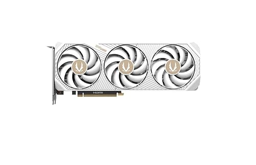 ZOTAC Gaming GeForce RTX 5070 AMP White Edition DLSS 4 12GB GDDR7 192-bit 28 Gbps PCIE 5.0 Gaming Graphics Card, IceStorm 2.0 Cooling, Spectra RGB Lighting, ZT-B50700FQ-10P