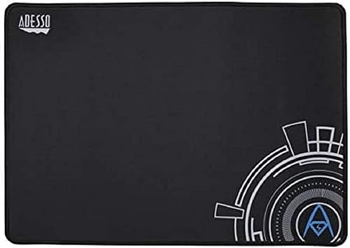 Adesso TRUFORM P102 16 x 12 Inches Gaming Mouse Pad with Circular Logo Design for Esports