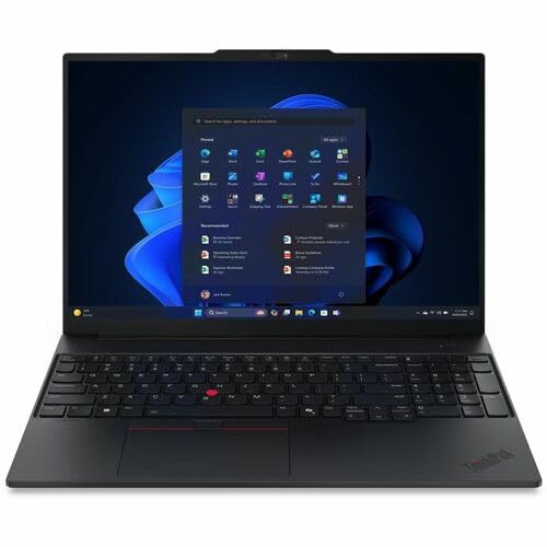 Lenovo ThinkPad E16 Gen 3 21SR0033US 16 Notebook - WUXGA - Intel Core Ultra 7 255H - 16 GB - 512 GB SSD - English Keyboard - Black - Intel Chip - 1920 x 1200 - Windows 11 Pro - Intel Arc 140T GPU - I