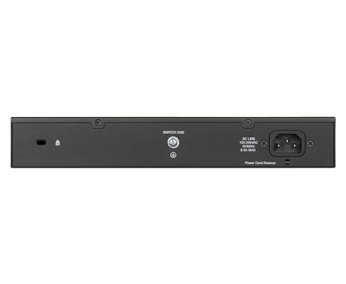 D-Link Ethernet Switch, 24 Port Gigabit Easy Smart Managed Network Internet Desktop or Rack Mountable (DGS-1100-24V2), Black & 8-Port Gigabit Smart Managed Desktop Switch