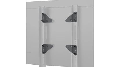 Heckler Design Mounting Adapter Kit for Display Stand, Cart, LCD Display - Black Gray