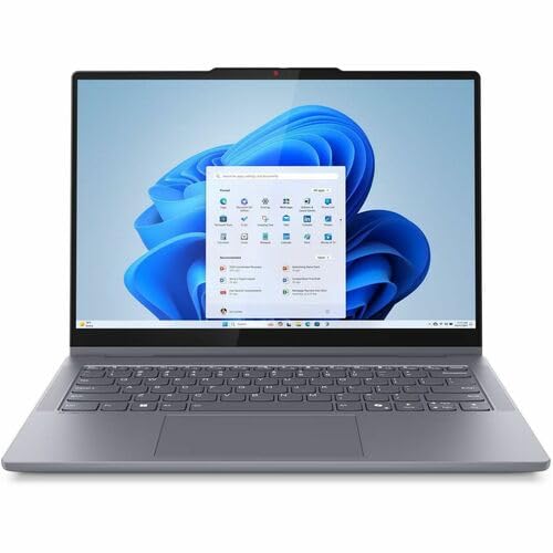 Lenovo IdeaPad 5 14IAL10 83KR001JUS 14 Touchscreen Convertible 2 in 1 Notebook - WUXGA - Intel Core Ultra 7 255U - 16 GB - 1 TB SSD - English (US) Keyboard - Luna Gray - Intel Chip - 1920 x 1200 - Wi
