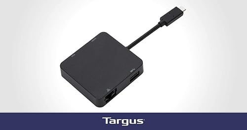 Targus USB-C DisplayPort Alt-Mode Portable Travel Laptop Dock with Projector Connectivity for PC & Mac (DOCK411USZ)