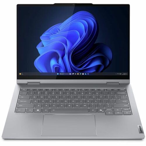 Lenovo ThinkBook 14 G5 IAU 21SQ0002US 14 Touchscreen Convertible 2 in 1 Notebook - WUXGA - Intel Core Ultra 7 255U - 16 GB - 512 GB SSD - English (US) Keyboard - Luna Gray - Intel Chip - 1920 x 1200