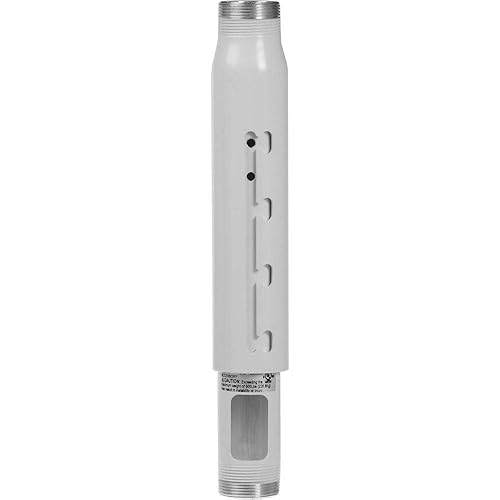 Chief CMS0203W Adjustable Extension Column, 500 lb Weight Capacity, 36.0 H x 2.3 Diameter, White