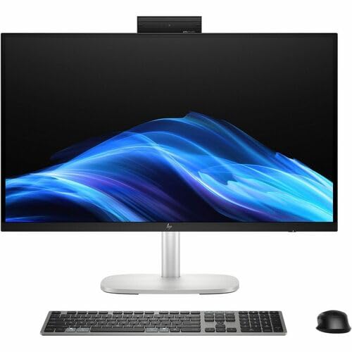 HP EliteStudio 8 AiO G1i All-in-One Computer - Intel Core Ultra 7 265 - vPro Technology - 16 GB - 512 GB SSD - 23.8 Full HD - Desktop - Pike Silver - Intel Q870 Chip - 1920 x 1080 - Windows 11 Pro