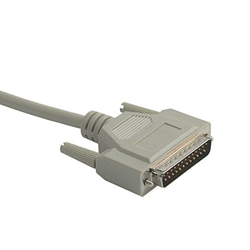 C2G 02798 DB25 Male to Centronics 36 Male Parallel Printer Cable, Beige (6 Feet, 1.82 Meters)